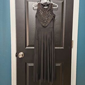 Weissman NWOT child intermediate dance costume black lyrical contemporary costum